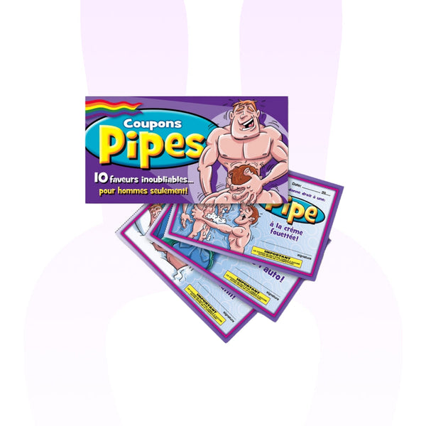 Coupons pipes pour hommes