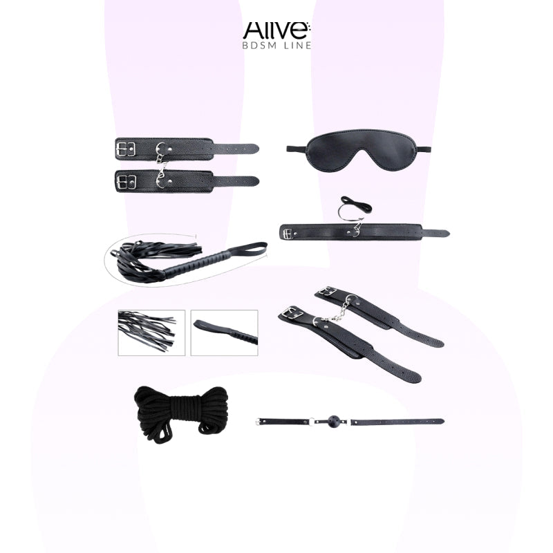 Kit BDSM Secret Desires noir - Alive